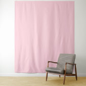Pastel roze effen kleur | Klassiek | Elegant Wandkleed (In situ)