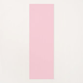 Pastel roze effen kleur | Klassiek | Elegant Yogamat (Voorkant)