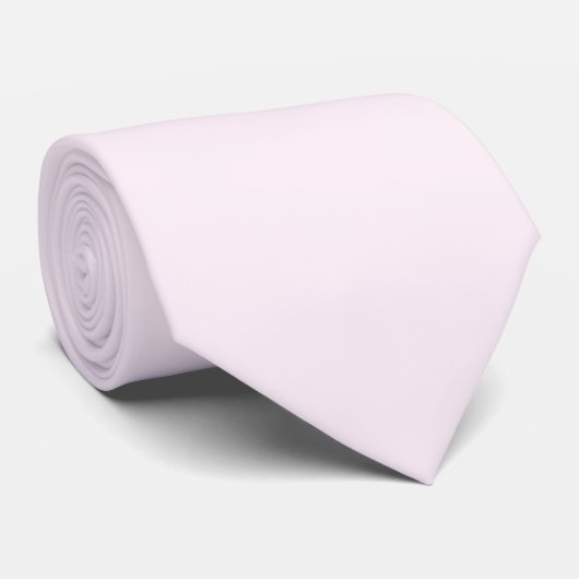 Pastel Roze Effen Kleur  Stropdas (Opgerold)