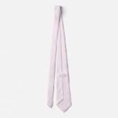 Pastel Roze Effen Kleur  Stropdas (Achterkant)