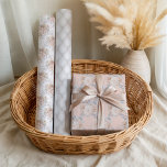 Pastel Roze Elegante Bruids Huwelijk Inpakpapier Vel<br><div class="desc">Een drietal ontwerpen voor dat speciale cadeau. Deze set bevat drie bloemmotieven.  Bekijk onze volledige lijn van cadeauverpakkingsproducten in onze Zazzle winkel.</div>