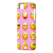 pastel roze emoji Case-Mate iPhone case (Achterkant Links)