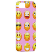 pastel roze emoji Case-Mate iPhone case (Back/Rechts)
