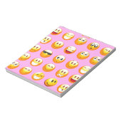 pastel roze emoji notitieblok (Linkerzijde)