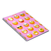 pastel roze emoji notitieboek (Rechterzijde)