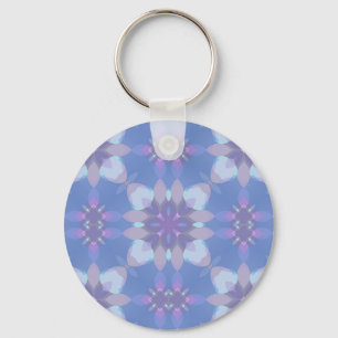 Pastel Roze en Blauw #1 Sleutelhanger
