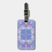 Pastel Roze en Blauw #2 Bagagelabel (Voorkant verticaal)
