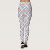Pastel Roze en Blauw Speld Leggings (Achterkant)