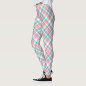 Pastel Roze en Blauw Speld Leggings (Links)