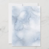 Pastel Roze en Blauw Strand Baby shower Kaart (Achterkant)