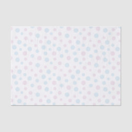 Pastel Roze en Blauwe Stippen Tissue Paper Tissuepapier