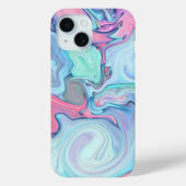 Pastel Roze en Blauwe Zwervel | ABSTRACT Case-Mate iPhone Case (Achterkant)