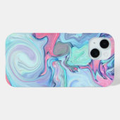Pastel Roze en Blauwe Zwervel | ABSTRACT Case-Mate iPhone Case (Achterkant (horizontaal))