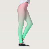 Pastel roze en bleek groen moeten altijd zichtbaar leggings (Rechts)