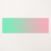 Pastel roze en bleek groen moeten altijd zichtbaar yogamat (Voorkant (horizontaal))