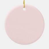 Pastel roze en grijze moderne planten keramisch ornament (Achterkant)