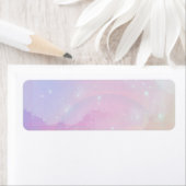 Pastel Roze en het Etiket van het Adres van de Ter (Insitu)