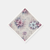 Pastel Roze en Lavendel Poinsettia Decoupage Servet (Hoek)
