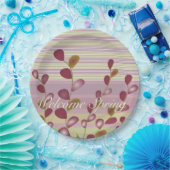 Pastel Roze en Mauve Papieren Bordje (Feest)