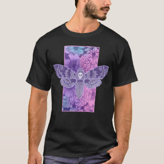 Pastel Roze en Paarse Doodmot - Floral Fantasy T-shirt