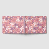 Pastel Roze en Paarse Floral Gastenboek (Volledig)