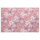 Pastel Roze en Paarse Floral Stof (Fat Quarter)