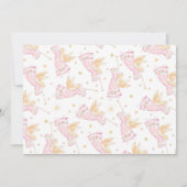 Pastel Roze Engel | Prettig Kerst Foto (Achterkant)