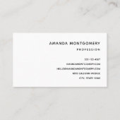 Pastel Roze & Faux Glitter Boho Regenboog Visitekaartje (Achterkant)