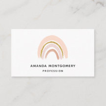 Pastel Roze & Faux Glitter Boho Regenboog