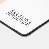 Pastel Roze & Faux Glitter Regenboog Boho Bureaumat (Hoek)