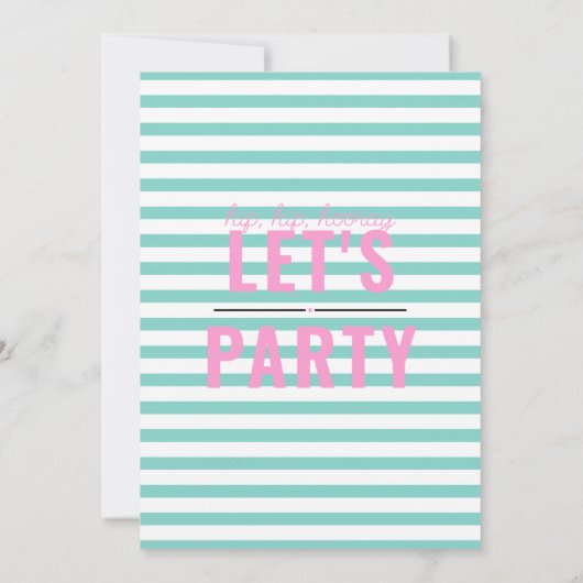 Pastel Roze Flamingo Zwembad Party Verjaardag Kaart (Achterkant)