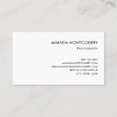 Pastel roze flamingo's groen patroon visitekaartje (Achterkant)