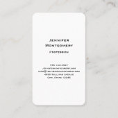 Pastel roze flamingo's groen patroon visitekaartje (Achterkant)