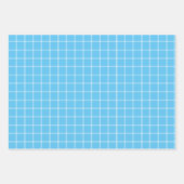 Pastel Roze Geel Blauw en Witte Dun Pset Inpakpapier Vel (Voorkant 3)