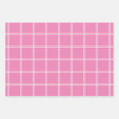 Pastel Roze Geel Blauw en Witte Dun Pset Inpakpapier Vel (Voorkant)