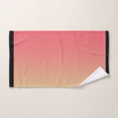 Pastel Roze Geel Gradiënt Bad Handdoek (Handdoek)
