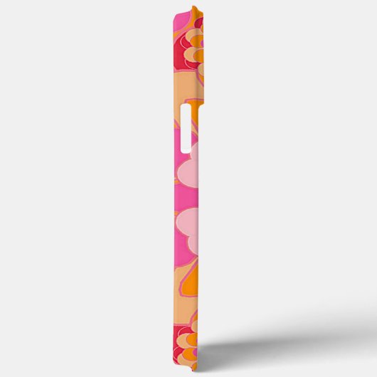 Pastel Roze Geel Oranje Nieuw Deco Patroon Case-Mate iPhone Case (Achterkant / Rechts)