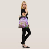 pastel roze geel paarse hortensia bloemen Bruid Tote Bag (Op model)