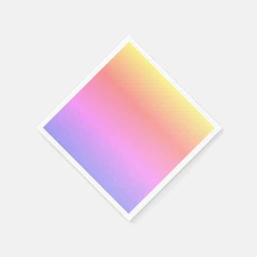 Pastel Roze Geel Paarse Ombré 4Sabrina Servet (Hoek)