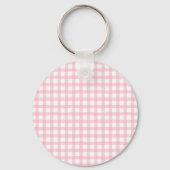 Pastel Roze Gekruist – Zachte Esthetische Naadloze Sleutelhanger (Voorkant)