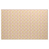 Pastel Roze Gele Patchwork Vintage Dekbed Stof (Yard (91,4 cm))
