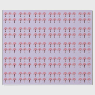 Pastel Roze Gelukkige Vibes Klok Cadeaupapier