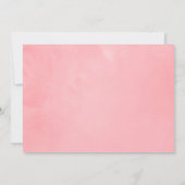 Pastel Roze Geometrische Bloem Heilige Communie Kaart (Achterkant)
