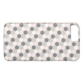 Pastel Roze Geometrische hexagon iPhone 7 PLUS + H Case-Mate iPhone Case (Achterkant (Horizontaal))