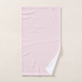 pastel roze gepersonaliseerde badset bad handdoek (Handdoek)