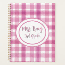 Pastel Roze Geruite Maatwerk