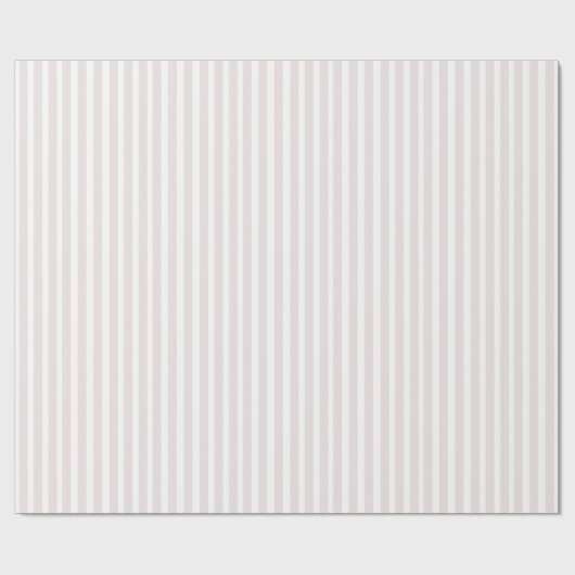Pastel Roze Gestreept Cadeaupapier (Vlak)