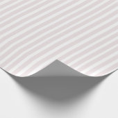 Pastel Roze Gestreept Cadeaupapier (Hoek)