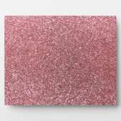 Pastel roze glitter fotoplaat (Voorkant)
