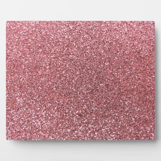 Pastel roze glitter fotoplaat (Voorkant)